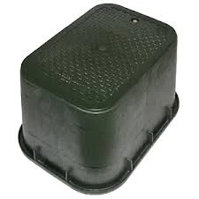 HR Products Rectangular Valve Box 475mm L X 350mm W X 305mm Deep Heavy Duty Overlay Lid (1419-12VBOL)