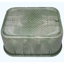 HR Products Rectangular Valve Box 475mm L X 350mm W X 305mm Deep Heavy Duty Inset Lid (1419-12) Irrigation Valve Boxes Rectangular