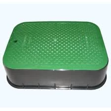 HR Products Rectangular Valve Box 500mm L X 350mm W X 150mm Deep Overlay Lid (HR1420-6VBOL)