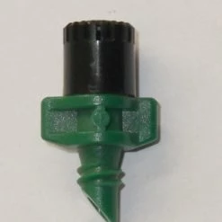 HR PRODUCTS Two Piece Micro Jet 2M Green Base 18 Hole 360 Stream Spray Two Piece Micro Jets