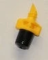 HR PRODUCTS Two Piece Micro Jet 0.8M Yellow Base Pot Mister Jet