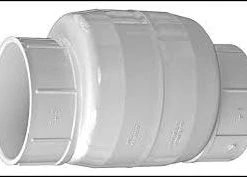 HR Products 40mm PVC Slip Swing Check Valve Solvent Weld