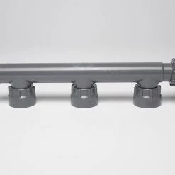 HR Products Dura Valve Manifold Systems Dura Manifold Tee (Swivel X BSP X 3 Swivel)