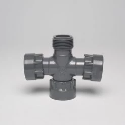HR Products Dura Manifold Cross (Swivel X BSP X Swivel X Swivel) Dura Valve Manifold Systems