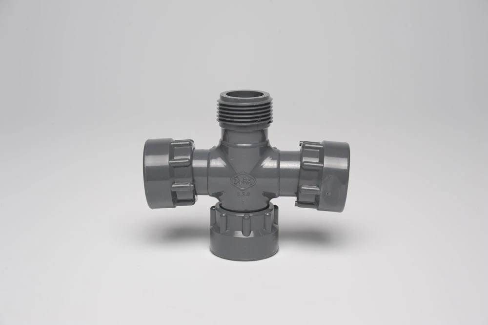 HR Products Dura Manifold Cross (Swivel X BSP X Swivel X Swivel) Dura Valve Manifold Systems