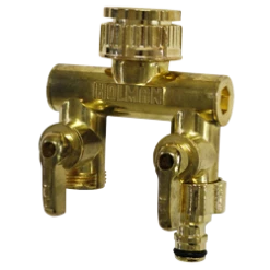 Holman Industries Metal 2 Way Manifold (Suits 15mm & 20mm Taps) Multi Tap Manifolds