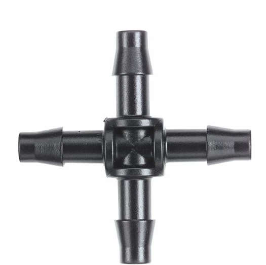 HR Products 4mm Barbed & Threaded Fittings 4mm Barbed Cross