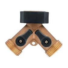 Advanced Industrial Products Multi Tap Manifolds Brass Two Way Adaptor (suits 15mm Garden Taps)