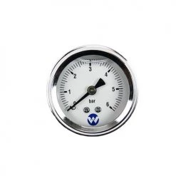 White International Pressure Gauges 50mm DAB Stainless Steel Glycerin Filled Pressure Gauge With 1/4" Back Entry