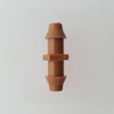 Netafim Miniscape 8mm (Brown) Joiner / Take Off From Poly Pipe Domestic Dripline Fittings