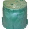 HR Products Irrigation Valve Boxes Round Large Round Heavy Duty Valve Box 235mm Top X 255mm Deep (HR0910VB)