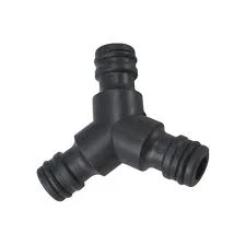 HR Products 12mm Plastic Quick Connect 3 Way Male Connector