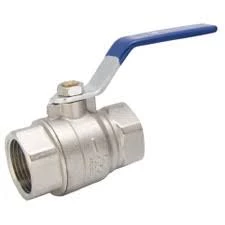 Advanced Industrial Products 15mm Nickel Plated Brass Ball Valve Ball Valves Brass Untested
