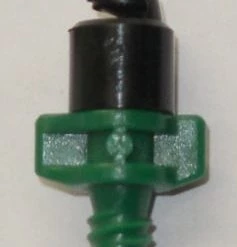 HR PRODUCTS Two Piece Micro Jet 2M Green Base Fan Spray 180 Two Piece Micro Jets