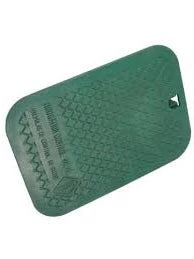 HR PRODUCTS Rectangular Lid (GREEN) Suits DURA D1419-12VB Replacement Valve Box Lids