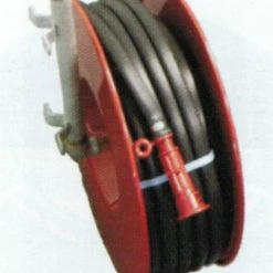 Advanced Industrial Products Fire Hose Reel C/w 36 Metres Of Fitted 20mm Black Fire Hose Fire Hoses, Suction Hoses Bare Or Fitted