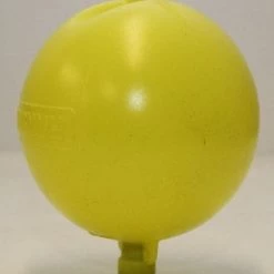 HR Products Hansen 140mm (6") Float Ball Hi-Vis Yellow - 5/16" Thread Float Balls