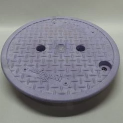 HR Products Replacement Valve Box Lids 235mm Round Lid (LILAC) Suits HR0910VB