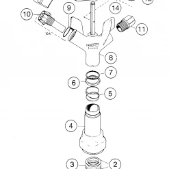 Toro Australia Pty. Ltd (11) Rear Nozzle Monsoon With "O" Ring
