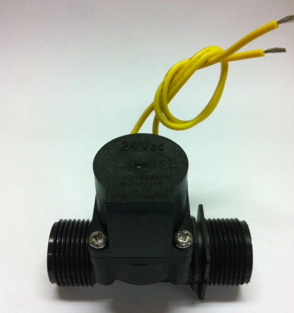 20mm Micro Solenoid MV75 Micro Solenoid 24V AC 20mm Male X 20mm Male HR Products 38 Lpm