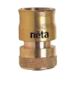 Husqvarna Australia Pty Ltd Hose Connector Brass 12mm Click-On Brass Hose Fittings