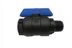 40mm PHILMAC POLY BALL VALVE MALE/FEMALE Poly Ball Valves Hansen & Philmac