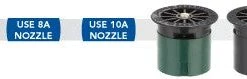 HR Products Hunter Pro Spray Fixed Arc Nozzles Hunter Pro Spray Fixed Arc Nozzle Three Quarter Circle 3.7m & 4.5m Radius Only (Bag Of 25 Units)
