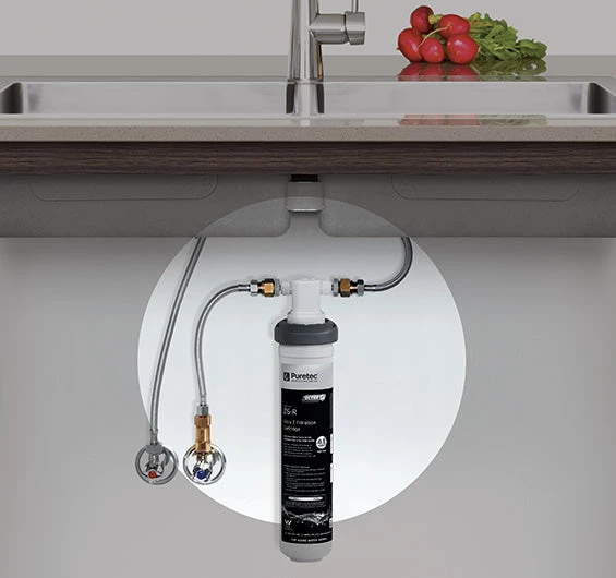 Puretec Premium Range Filter Systems Puretec Puremix Z6 High Flow Inline Undersink Filter System