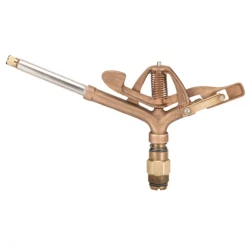 Toro Australia Pty. Ltd Rainspray 6S Dual Nozzle (#34 X #16) Full Circle Impact Sprinkler 32mm (1-1/4") Male Base 30.7m Radius Brass/Metal Impact Sprinklers