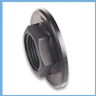 HR Products Large Back Nut For Hansen Female Tank Fitting Nyglass Threaded Fittings