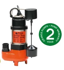 Orange Pumps Orange SP100V Automatic (Vertical Float) Submersible Pump