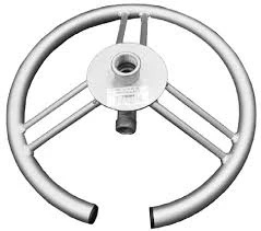 Toro Australia Pty. Ltd Sprinkler Stands & Sleds 15mm - 32mm 32mm Heavy Duty Galvanised Steel Sprinkler Base