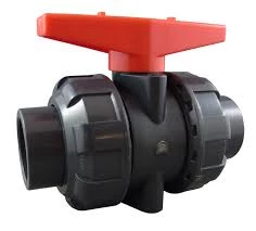 HR Products PVC Double Union Ball Valve - Slip Fitting