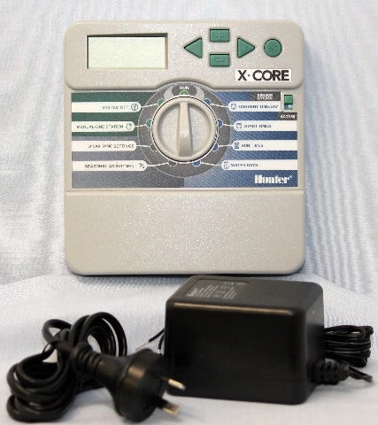 HR Products Hunter X-CORE Series 4 - 8 Stn Irrigation Controllers Hunter X-Core 4 Station Indoor Controller