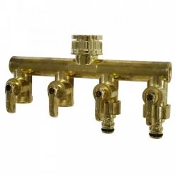Holman Industries Metal 4 Way Manifold (Suits 15mm & 20mm Taps)