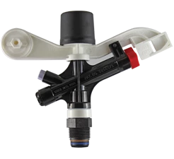 HR Products Senninger 4023-2 Dual Nozzle Full Circle (4.76mm X 2.38mm Nozzle) 20mm Male Base Plastic Impact Sprinklers