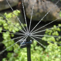 HR PRODUCTS Vari-Jet Spray 360° Fan Black Base Black Cap Vari-Jet Micro Sprays