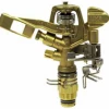 HR PRODUCTS Brass/Metal Impact Sprinklers Vyrsa 60 Dual Nozzle (4.4mm X 2.4mm)Part Circle 20mm Male Base, 15m Radius